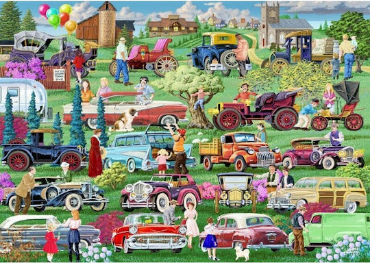 Vintage Cars Puzzle 2D 750pcs