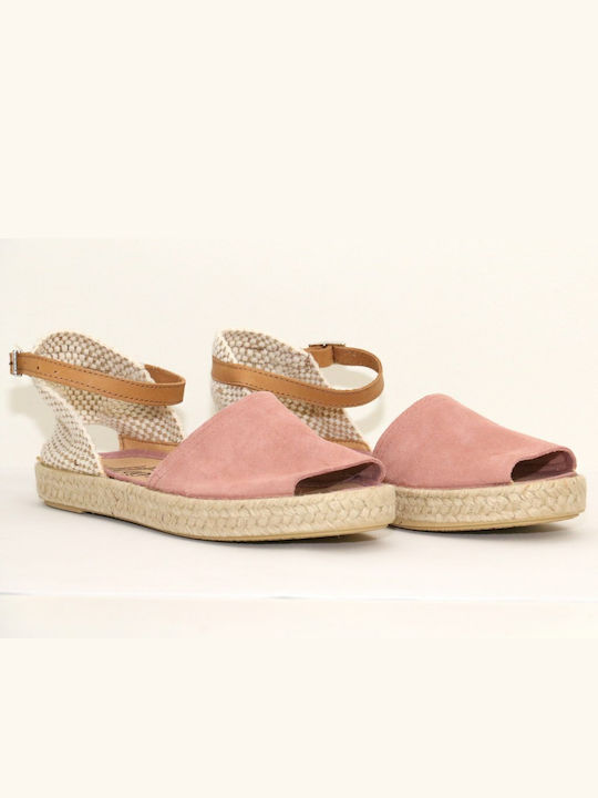 Mediterranean Women's Flat Sandals Anatomic in Pink Color