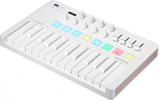 Arturia Midi Keyboard Minilab 3 White Alpine White