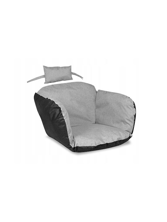 BB-Shop Pernă Swing Cushion De Grădină Cu Spătar Gri 112x113cm Waterproof