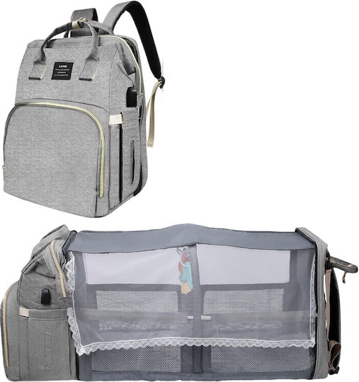 Queen Mother Queen Mother Wickeltasche Rucksack Land Blauen 31cm