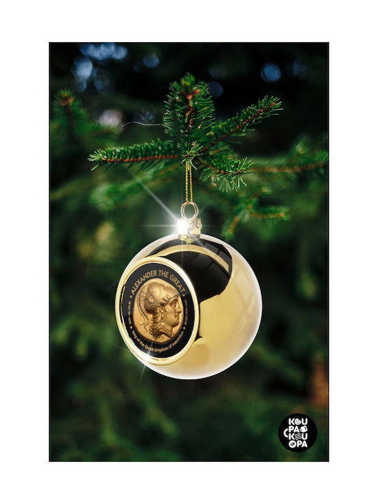 Alexander The Great Christmas Ball Ornament Gold