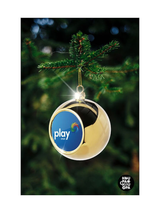 Play By Οπαπ Weihnachtshänger Kugel Ornament Gold