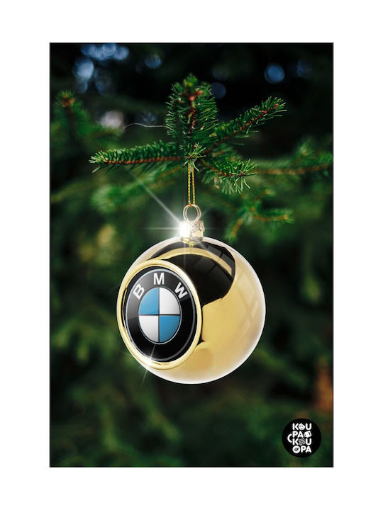 Bmw Weihnachtshänger Kugel Ornament Gold