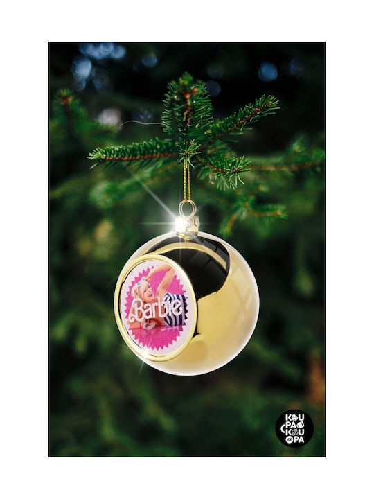 Barbie Is Everything Christmas Ball Ornament Gold