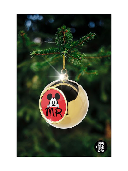 Mikey Mr Weihnachtshänger Kugel Ornament Gold