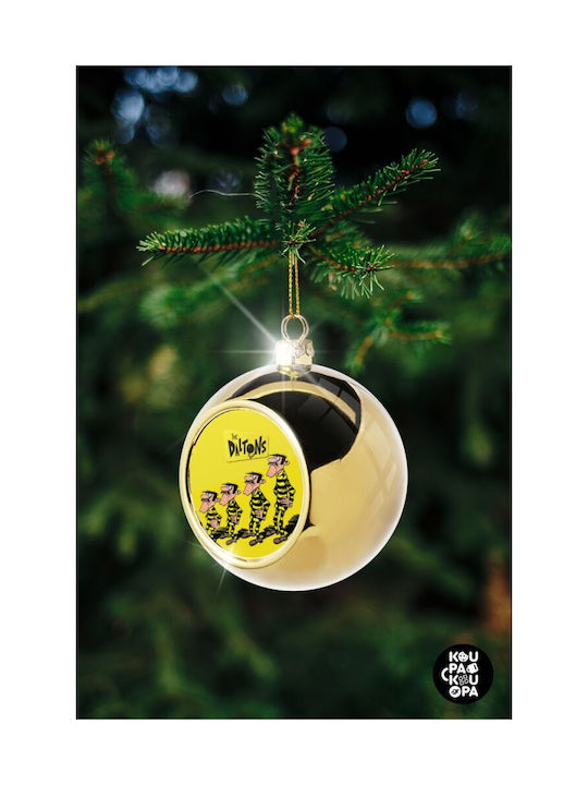 The Daltons Weihnachtshänger Kugel Ornament Gold