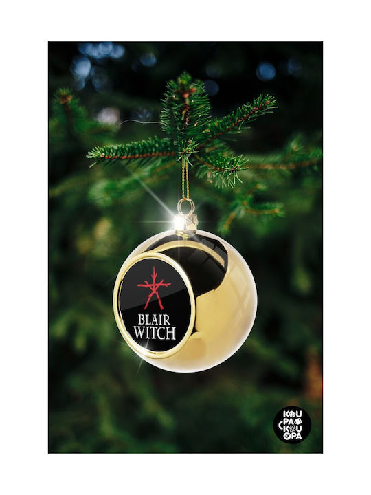 The Blair Witch Project Christmas Ball Ornament Gold