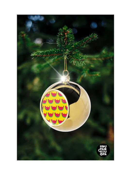 Καρπουζάκια Christmas Ball Ornament Gold