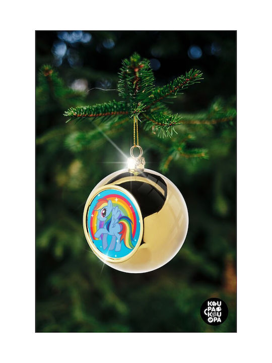 My Little Pony Weihnachtshänger Kugel Ornament Gold