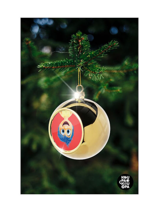 Joy Christmas Ball Ornament Gold