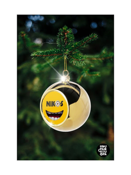 The Minions Weihnachtshänger Kugel Ornament Gold