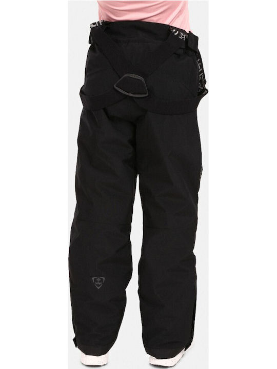 Kilpi Gabone UJ0403KI-BLK Kids Ski & Snowboard Dungarees Black