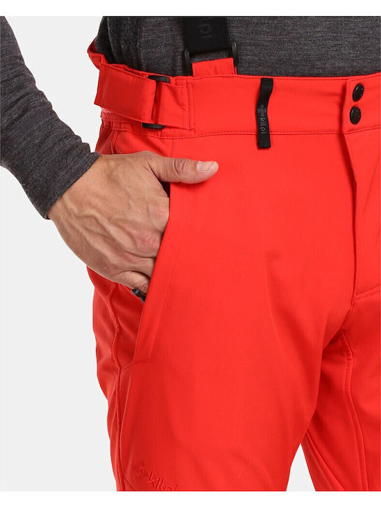 Kilpi Rhea-m UM0409KI-RED Ανδρικό Παντελόνι Σκι & Snowboard Soft Shell Κόκκινο