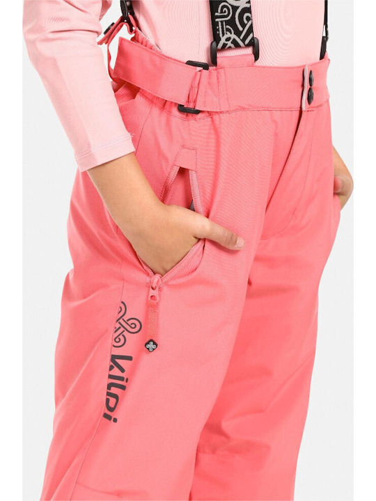 Kilpi UJ0403KI-PNK Kids Dungarees for Ski & Snowboard Pink