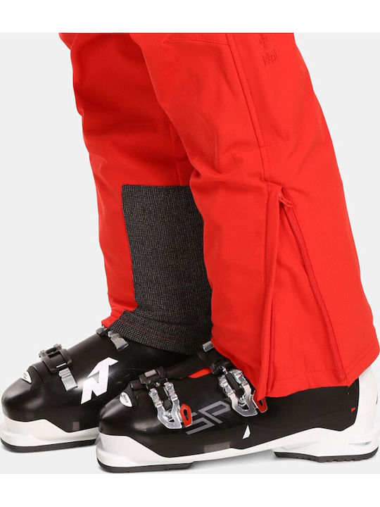 Kilpi Rhea-m UM0409KI-RED Ανδρικό Παντελόνι Σκι & Snowboard Soft Shell Κόκκινο