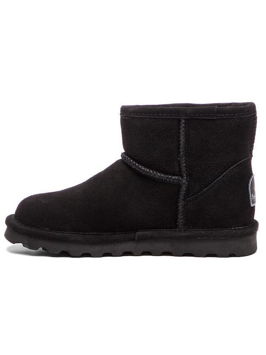 Bearpaw Suede Women's Ankle Boots Black