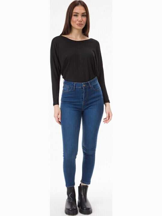 Damenjeans in Enger Passform Sc. Blue