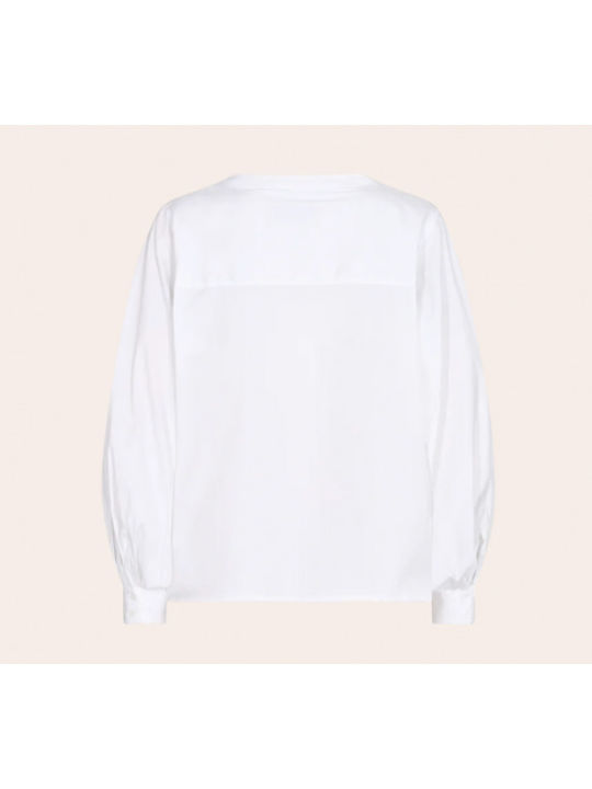 Mos Mosh Damen Bluse Langärmelig White