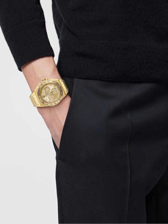 Versace Greca Extreme Ρολόι Μπαταρίας με Μεταλλικό Μπρασελέ Versace Greca Extreme Ρολόι Μπαταρίας με Μεταλλικό Μπρασελέ