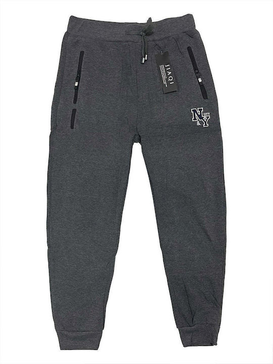 Ustyle Men's Fleece Sweatpants Grey