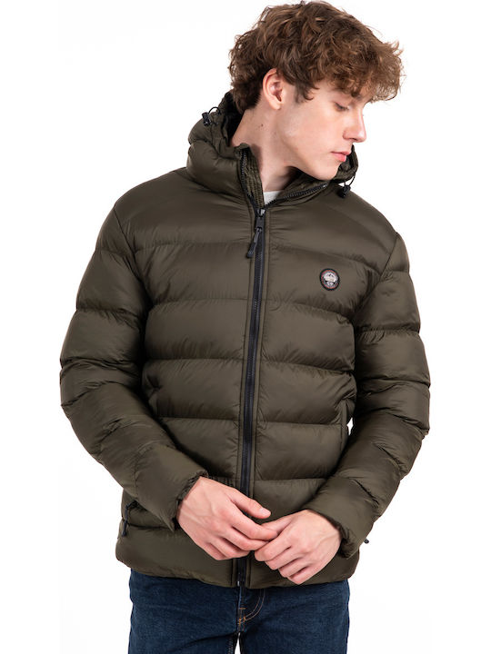 Winter Jacket Puffer Olive