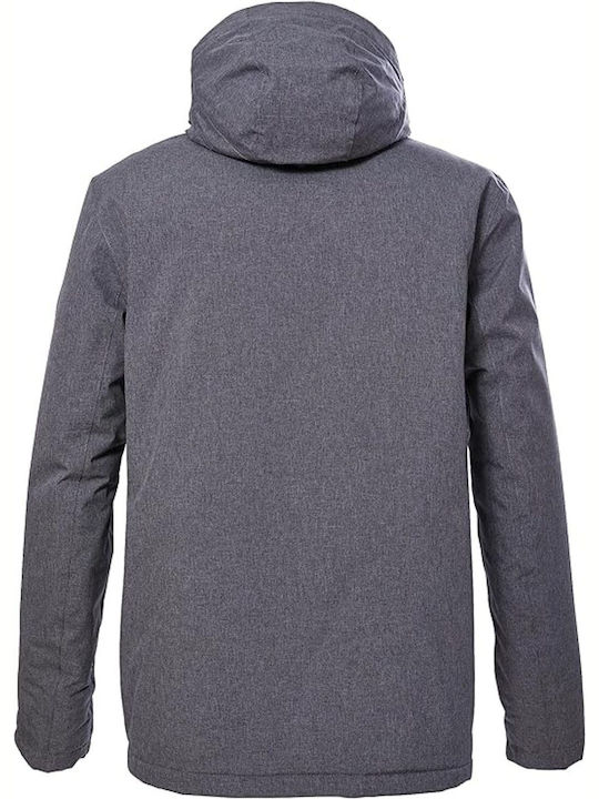 Killtec Kow 39705-211 Männer Jacke aus für Ski & Snowboard Gray