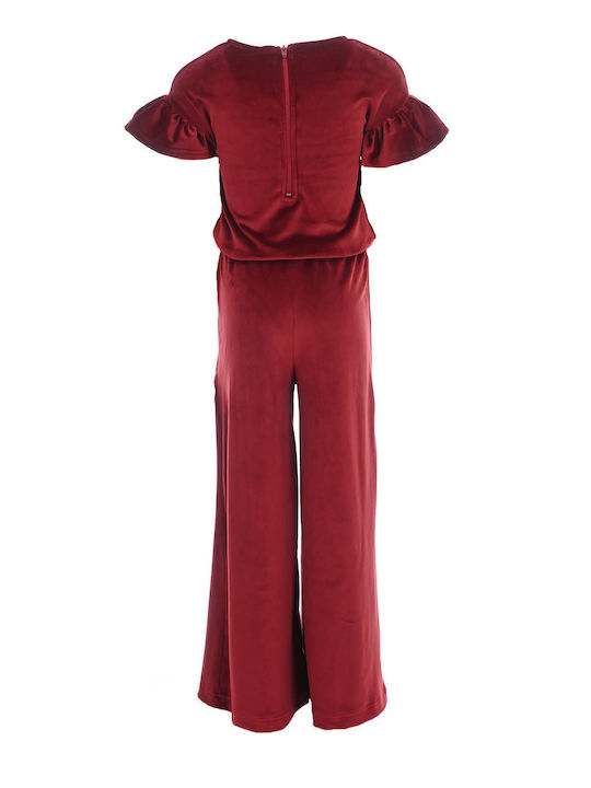 Action Sportswear Kids Jumpsuit Bordeaux