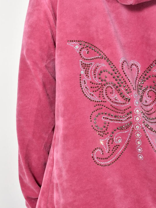 Set de Trening Catifea Pink
