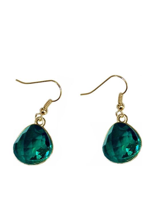 Tatu Moyo Earrings Gold Plated with Stones Tatu Moyo Earrings Gold Plated with Stones
