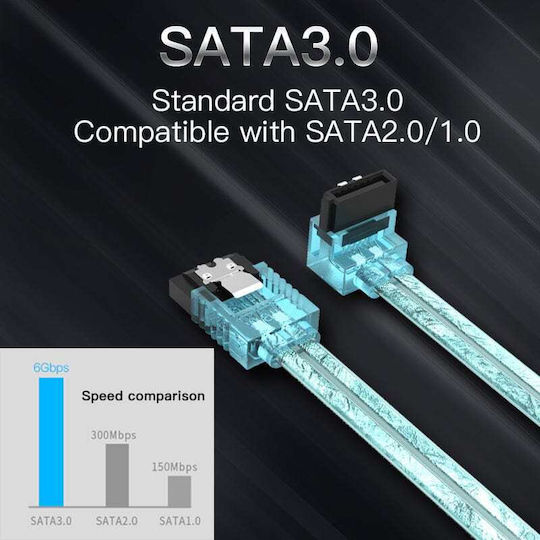 Vention 7-Pin SATA III to 7-Pin SATA III Cable 50cm Blue (KDDSD)
