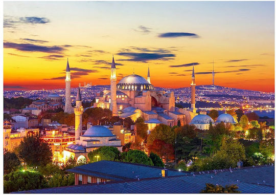 Hagia Sophia At Sunset, Istanbul Puzzle 2D 1000pcs