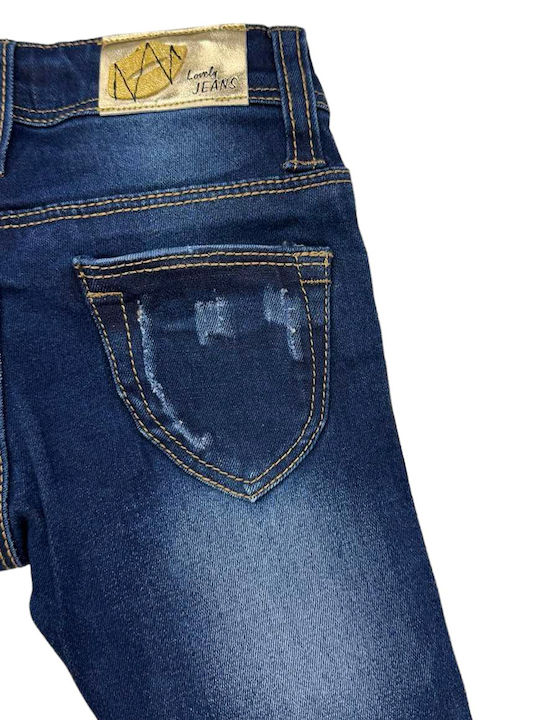 Kinder Schlaghose Jeans Rot