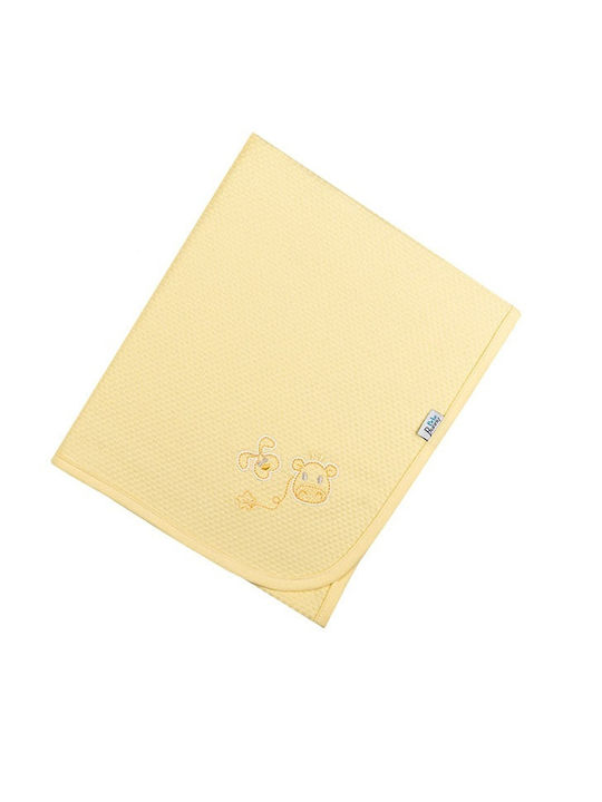 Bunny Bebe Swaddle-Tuch Yellow 76x90cm. 1Stück