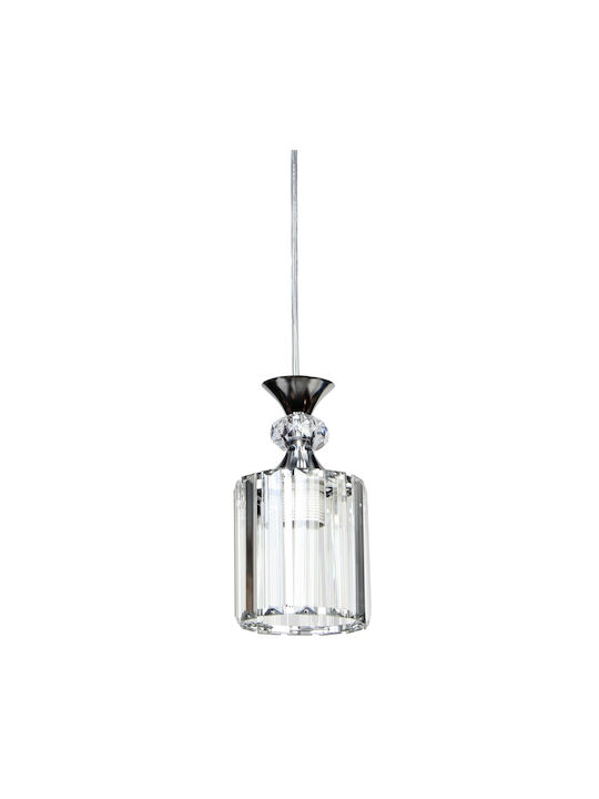 Keskor Pendant Light Silver with Socket E27 10x20cm