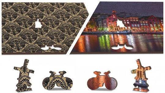 Puzzle pentru Copii 75buc Wooden City
