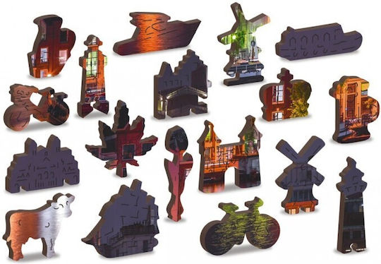 Puzzle pentru Copii 75buc Wooden City