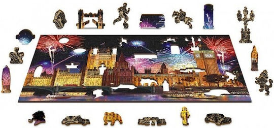 Puzzle pentru Copii 75buc Wooden City