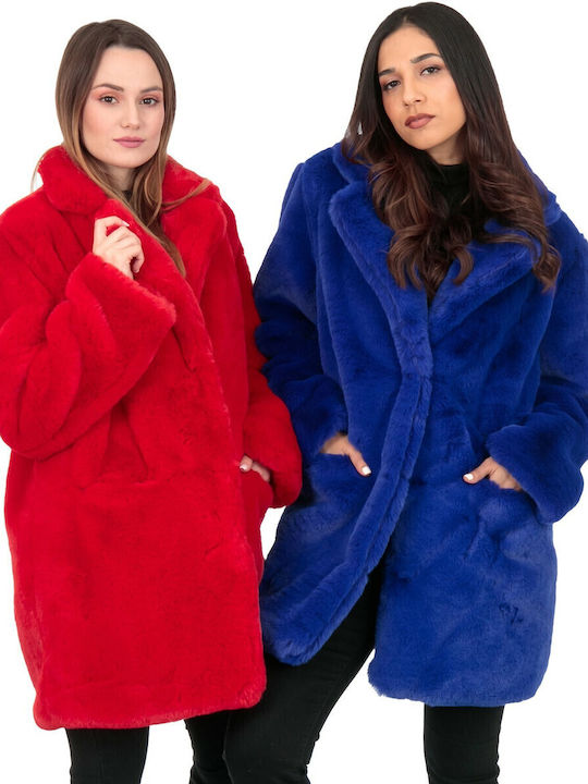 Scurtă Blană de damă ΜΠΛΕ FUR-1800 (RBL)