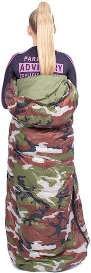 Springos Sac de dormit Single 2 Sezoane Camouflage