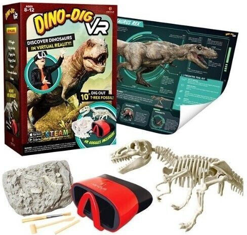 Steam Lab Dino Dig Vr STEM Εκπαιδευτικό Παιχνίδι Ανασκαφή Δεινοσαύρων