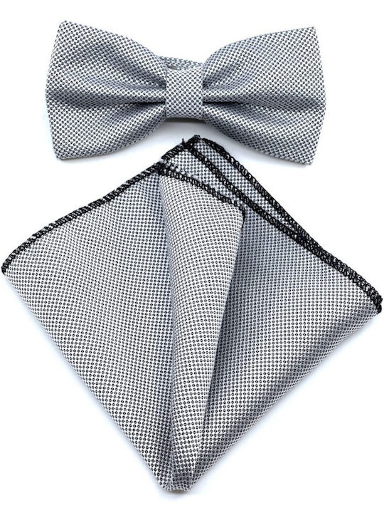 Legend Accessories Σετ Υφασμάτινo Παπιγιόν Legend Γκρι