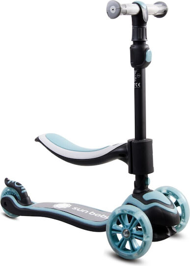 Sun Baby Scuter Copii 3 Roți Cu Scaun Pentru 3+ Ani Albastru Deschis