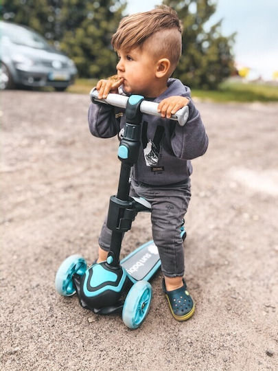 Sun Baby Scuter Copii 3 Roți Cu Scaun Pentru 3+ Ani Albastru Deschis