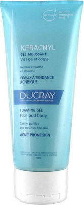 Ducray Gel κατά της Ακμής Keracnyl για Λιπαρές Επιδερμίδες 200ml