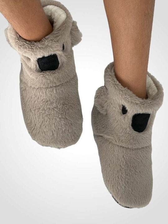 IDER Long Kids' Slipper Socks Gray