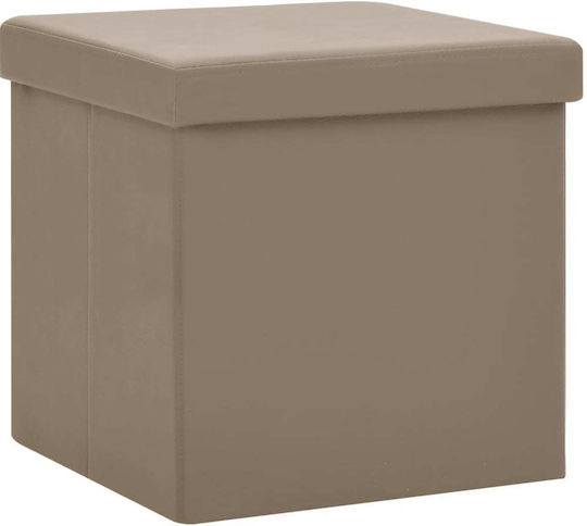vidaXL Wooden Storage Box with Lid Brown 38x38x38cm 2pcs
