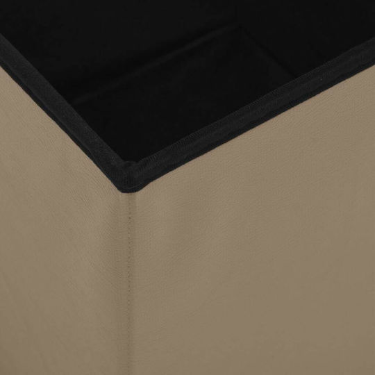 vidaXL Wooden Storage Box with Lid Brown 38x38x38cm 2pcs