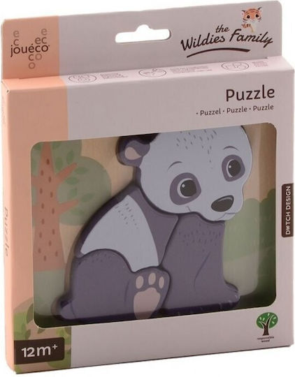 Детски Пъзел с Шипове Wildies Family за 1+ Години 4бр (Различни Видове) 1 бр. Joueco