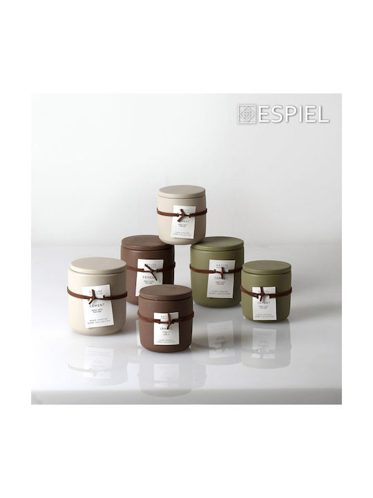 Espiel Aromatic Candle In Jar With Spa Perfume 8.8x10cm